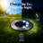 Low Voltage Solar Ground Lights 8 LED Garden Waterproof Disk Light Outdoor Pathway Metal Well Light-63599675