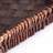 Handwoven 38" Extra-Long Willow Centerpiece Tray with Wood Base-1804642397