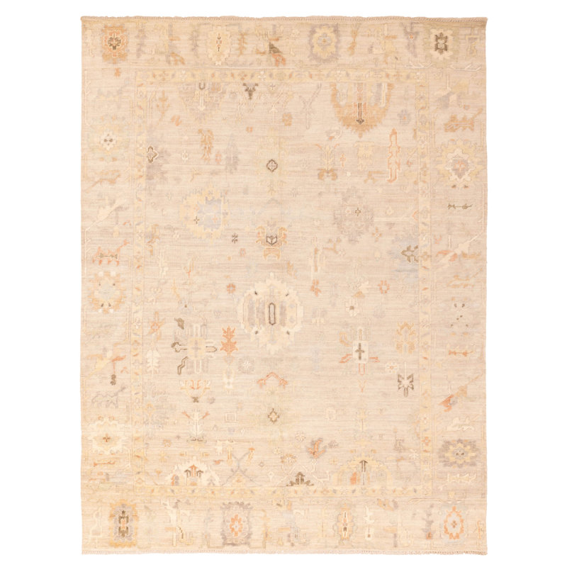Tapis beige Kavya Oushak 9 pi 1 po x 12 pi 1 po