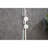 Tub Faucet With Handheld Shower, Floor Mounted, Single Handle, 360 Turning Spout, Drip- Ceramic Disc, Stainless Steel Build Mounted In Plating, Handle Shower Head , 360-Degree Swiveling Cartridge,