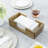 Acacia Wood Tabletop Folded Paper Storage Towel Tray