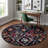 Latitude Run® Column Nikica Rug White and Silver-1959603078