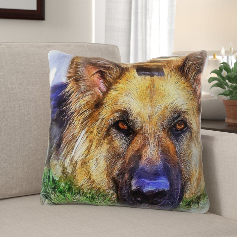  Housse de coussin carré et insert, Microsuède, Intérieur