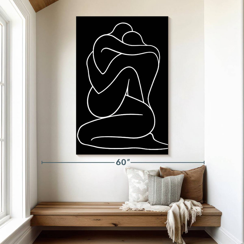 Leisha Linear Lovers, 51" H x 34" W