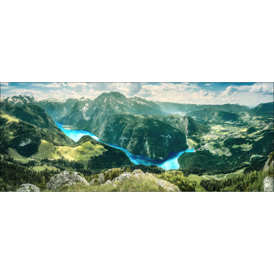 Mountain Landscape I - No Frame Print on Float Glass