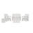 Suncast 47 in. W x 29.5 in. D Resin Loveseat with Storage for Outdoor Seating, Made in the USA-98497245