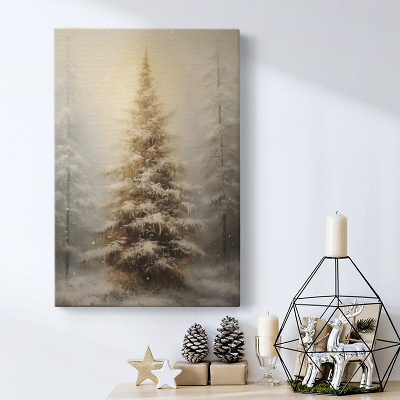 Art des Fêtes de Noël - Toile tendue avec châssis dxcvi, H 18 po x l 12 po