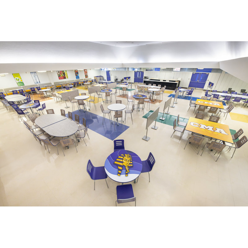 Table mobile inclinable E-Z - carrée, H 29 po x L 48 po x l 48 po