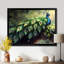Royal Peacock Feather Show I - paon, art mural-417259323-417259327-417259297