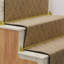Ensemble de tringle à tapis 40 "pour escalier