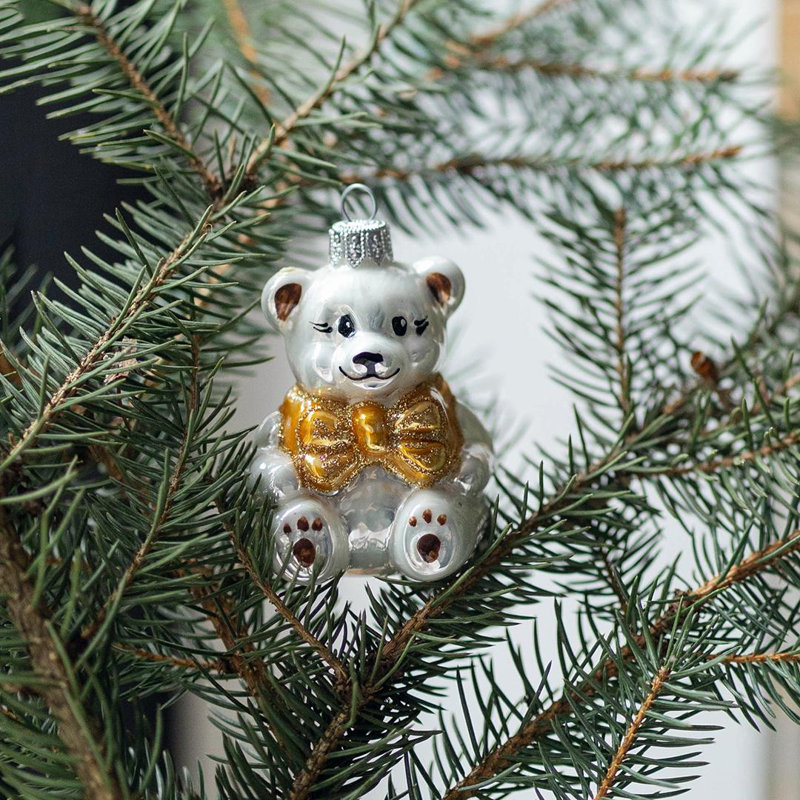 Ornement en forme d'ours en peluche