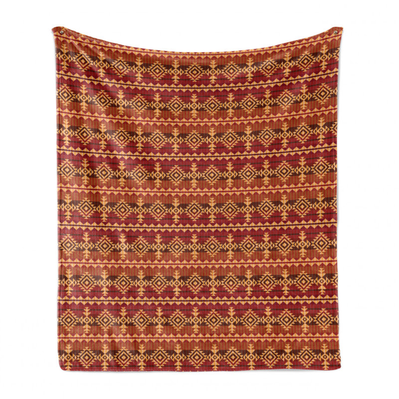 Hand Woven Throw Blanket, 60" W x 80" L