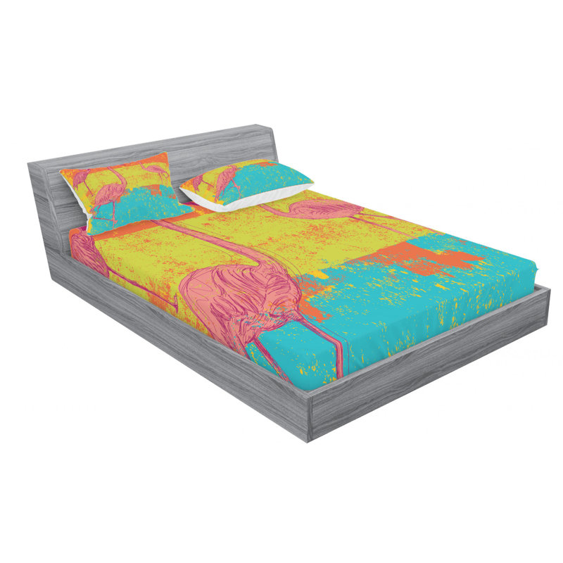 Microfiber Sheet Set, Queen Sheet Set + Fitted Sheet + 2 Pillowcases