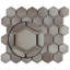 Hudson Due 2" x 2" Hex Porcelain Mosaic Wall & Floor Tile-761669411