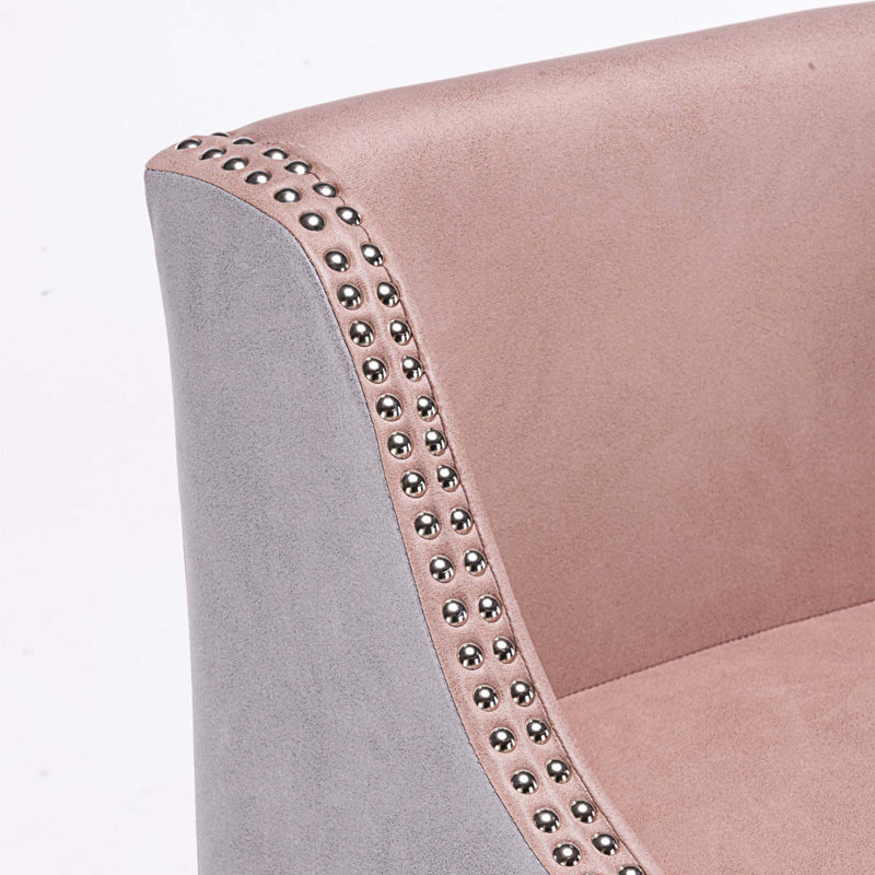 Tabouret très grand 37,7 po Gensie, Rose