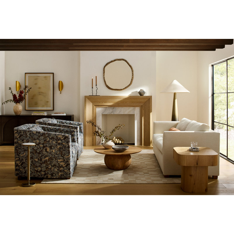 Iver Solid Wood Single Coffee Table, Black