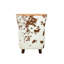 Chaise d'appoint rembourrée Chevez Paris, caramel