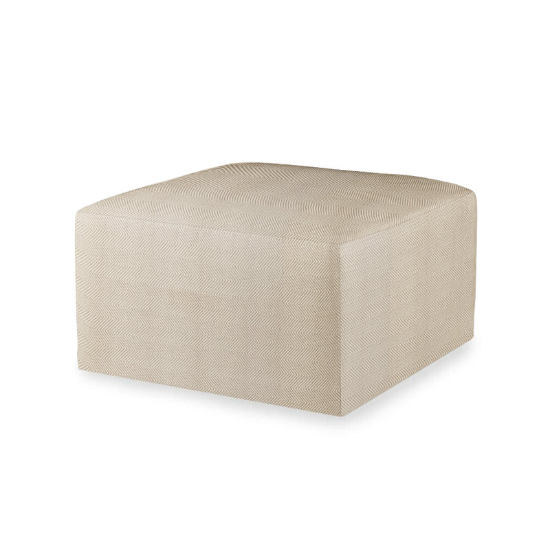 Rio Outdoor Ottoman, Sand 51900L21