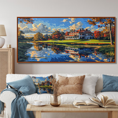 Automne Country Club Charm I - salon d'art mural Country Country