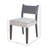 Jamin Dining Chair, Gray/ Ivory