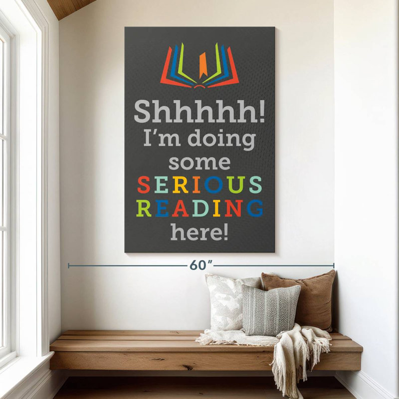 Senne Serious Reading V, 51" H x 34" W