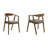 Jeyhan Open Back Dining Chairs with Arms in Rubberwood and Fabric-691480607-727476591-727476590