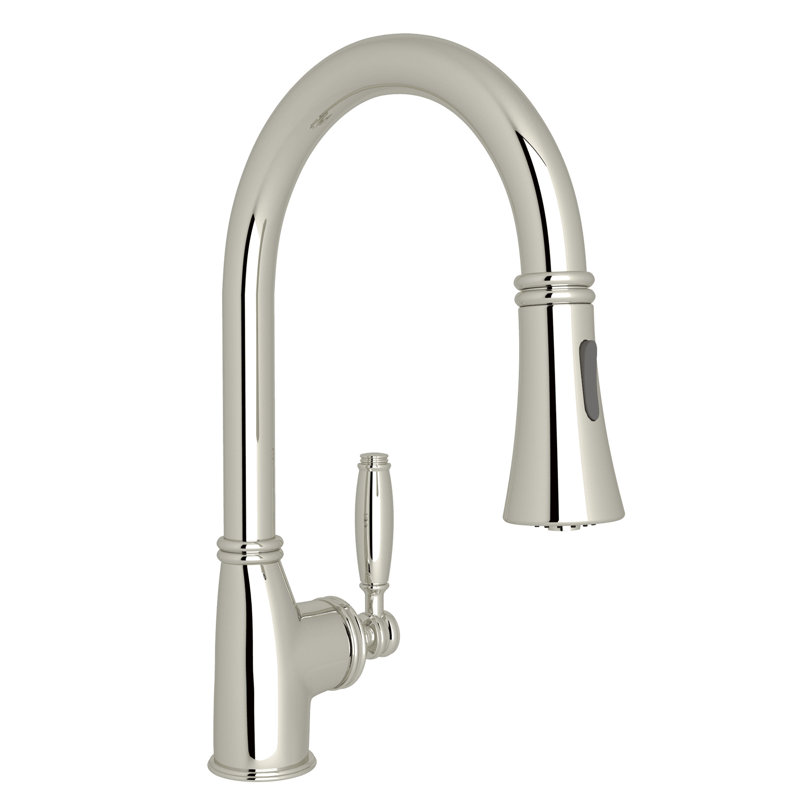Gotham Pull-Down Bar Faucet, Polished Nickel