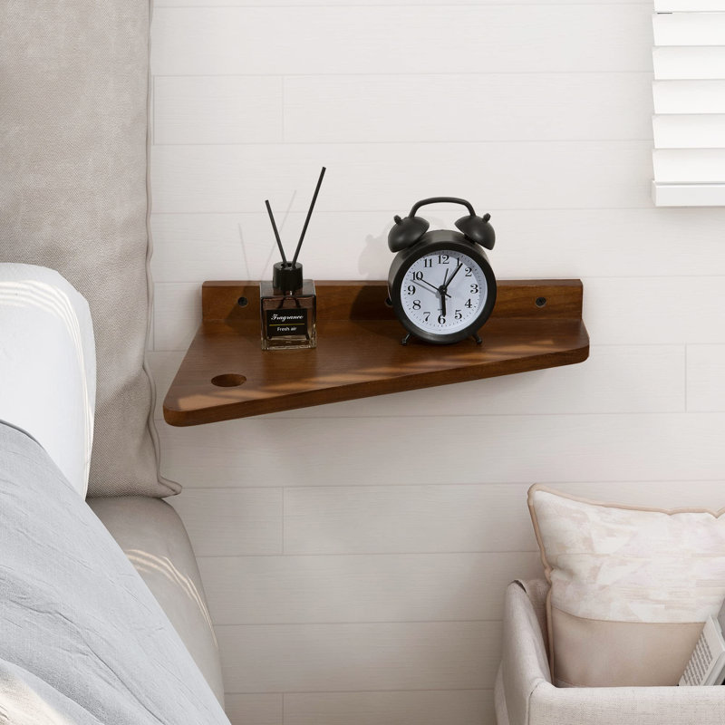 Bowenvale 33cm W Manufactured Wood Bedside Table