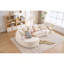 Canapé courbé sans os, modulaire à compression, haute densité, canapé-lit pour salon, salon, appartement, chenille