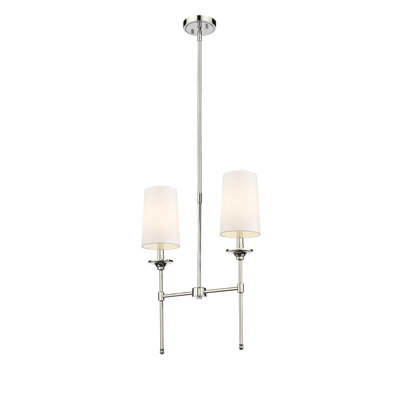 Hayse 2 - Light Dimmable Cylinder Chandelier