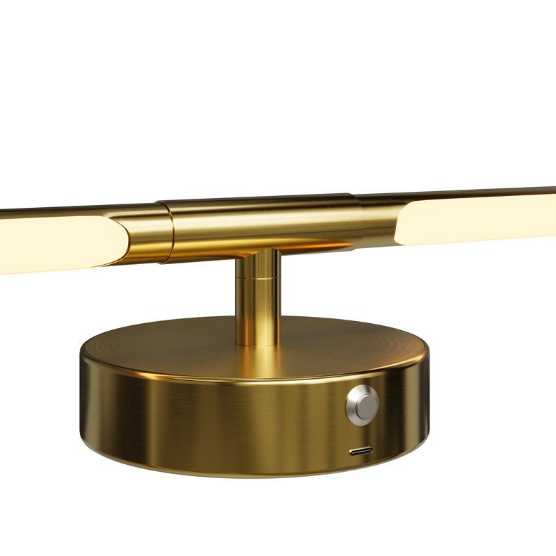 Lampe pour tableau à DEL 40 po avec télécommande (40 pièces), Or brossé