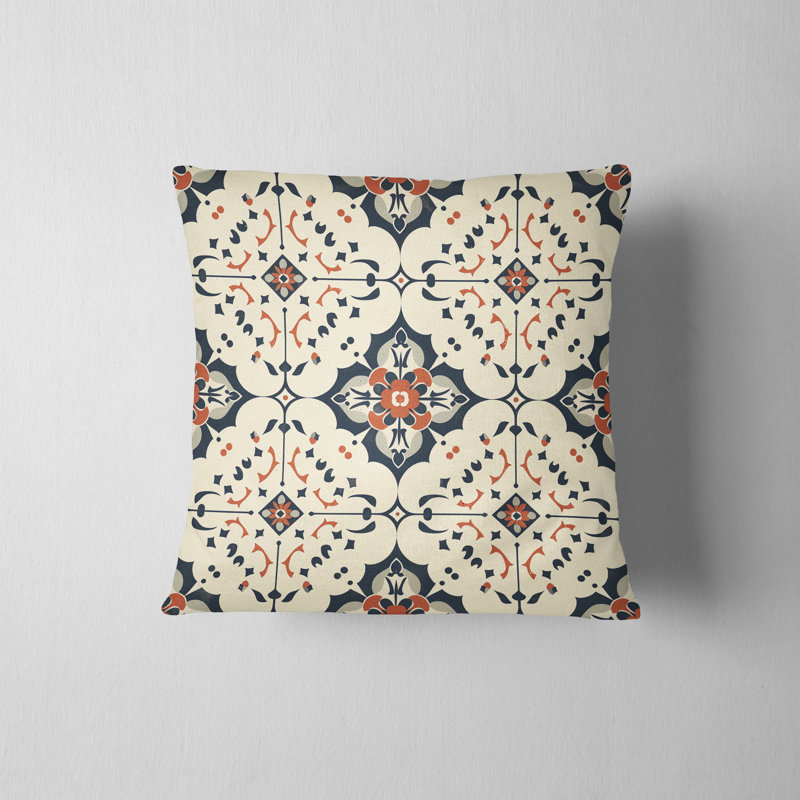 Housse de coussin décoratif Sana Eastern Elegance, H 16 po x l 16 po