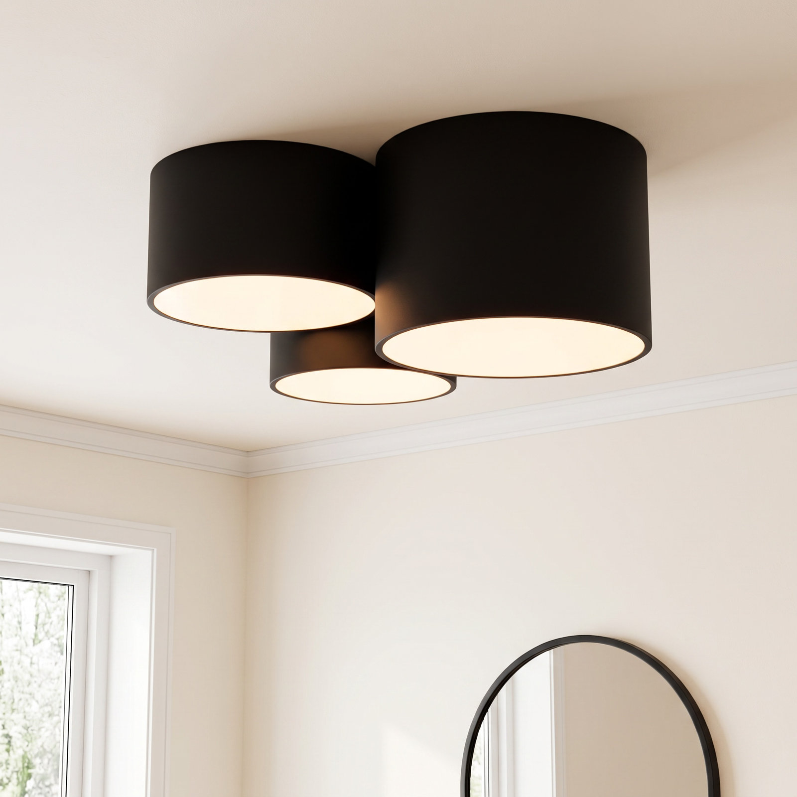 Beckman 3-Light Flush Mount