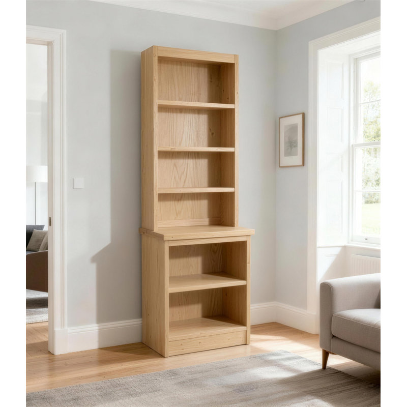 Brenda-Lee 182cm H x 60cm W Standard Bookcase, Classic Oak