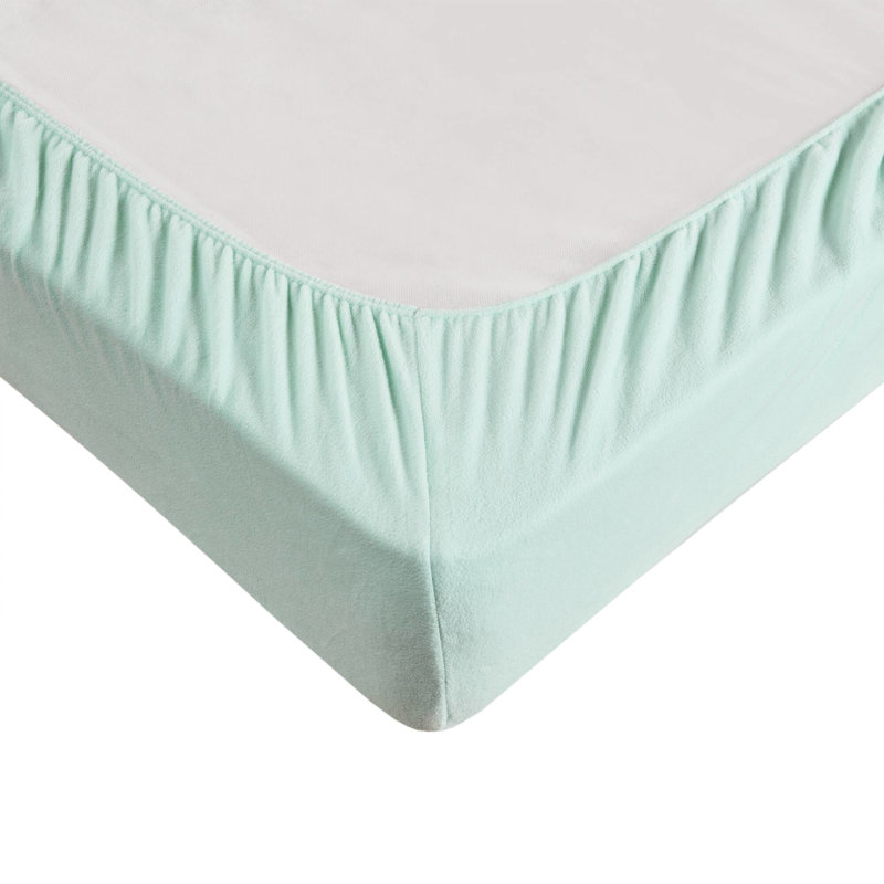 Drap-housse 100% molletonné 3 pièces peluches à la main douillettes 2 taies d'oreiller plates lavables à la machine sans agent nocif