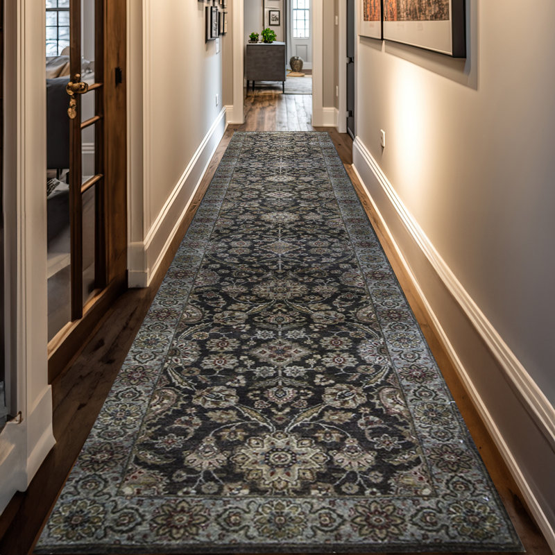 One-of-a-Kind 2'6" X 19'8" Runner Wool Area Rug in