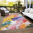 Machine Washable Indoor/Outdoor Claudian ACN1512 Gold Rug-109535047