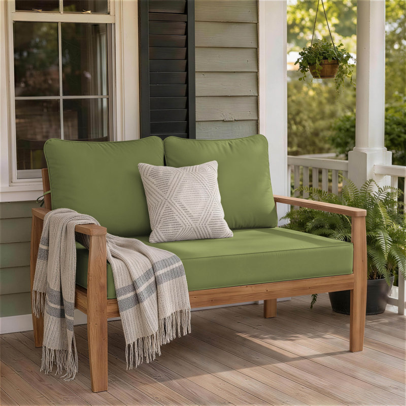 Ensemble de 3 coussins de remplacement de 5 po pour l'extérieur, Vert clair
