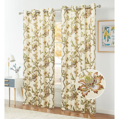 Braylene Blackout Curtain Single Panel