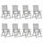 Outdoor Recliner Chairs Patio Chair with Cushions Solid Wood Acacia-617263488