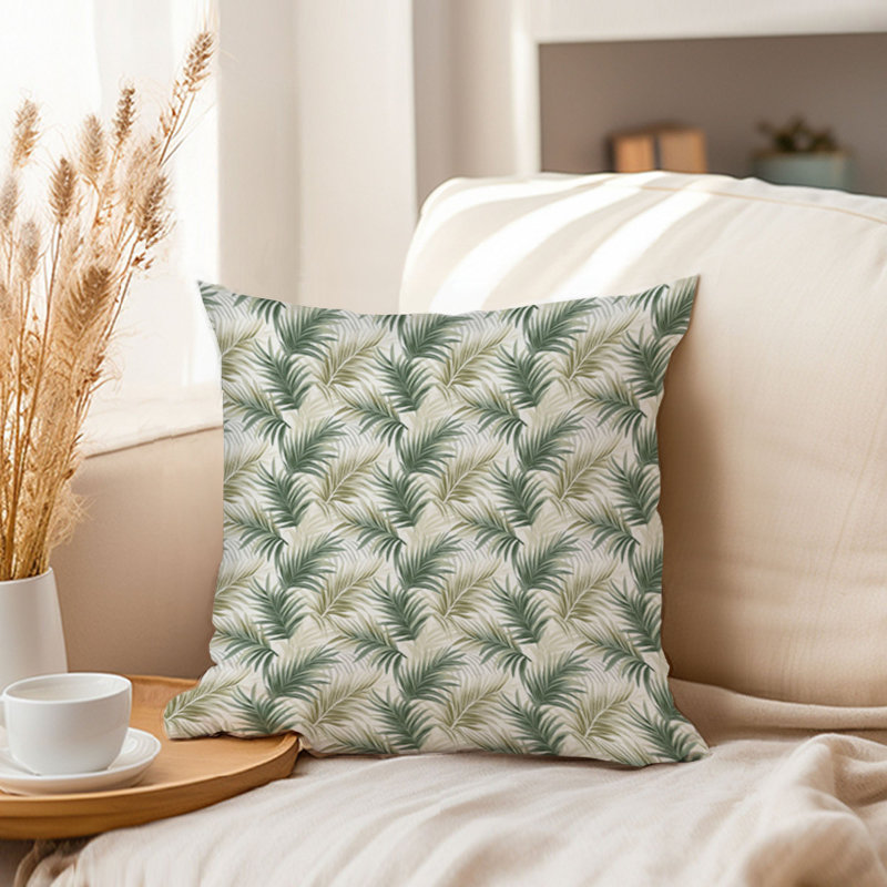 Botanical Abstract Botanical Pattern V Plants Modern, 20"H x 20"W