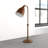 Aieden 28" Metal Adjustable Lantern Table Lamp with Dome Shade-1488983510