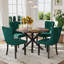 Ensemble de table et chaises de cuisine rondes pour 4-823902056-823902069