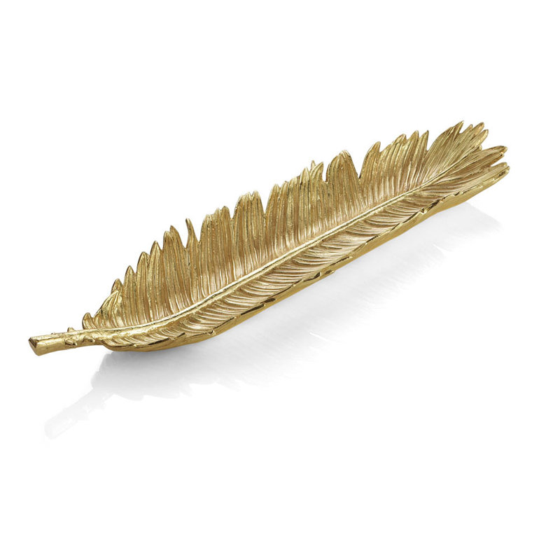 New Leaves Sago Palm Bread Plate