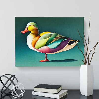 Duck in Watercolour Vol.1 - Wrapped Canvas