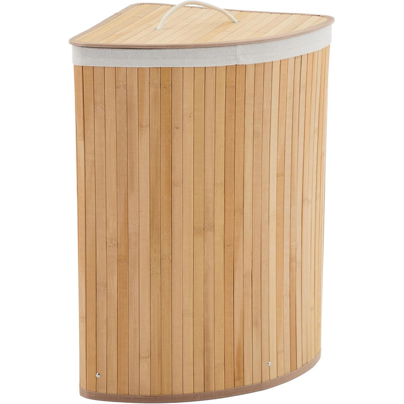 Bamboo Laundry Room Organiser, Natural