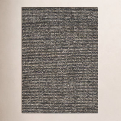 Asta Gray Hand-Woven Wool Rug