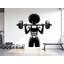 Adhésif décoratif Afro Girl Power Gym: Fitness Motivation Workout 1083DRS-233508081-233508084