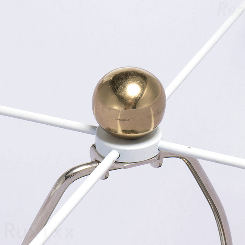 Lampe de table - Lampe de table urne texturée dorée 25,7 "avec abat-jour tambour blanc