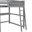 Full Size Wooden Loft Bed With Drawers-1805298462